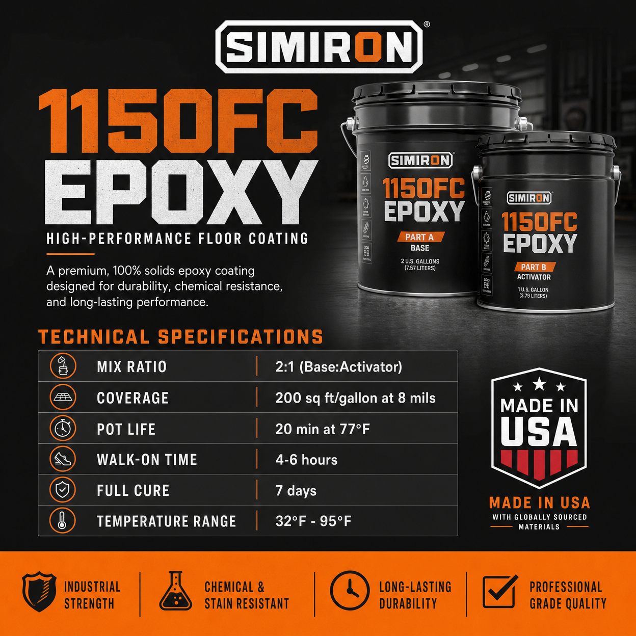 Simiron 1150FC - Especificaciones Técnicas
