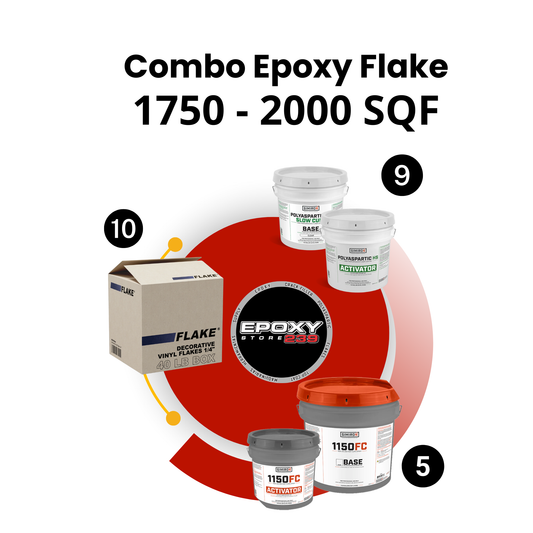 Kit Epoxy Flake 1750 - 2000 SQF