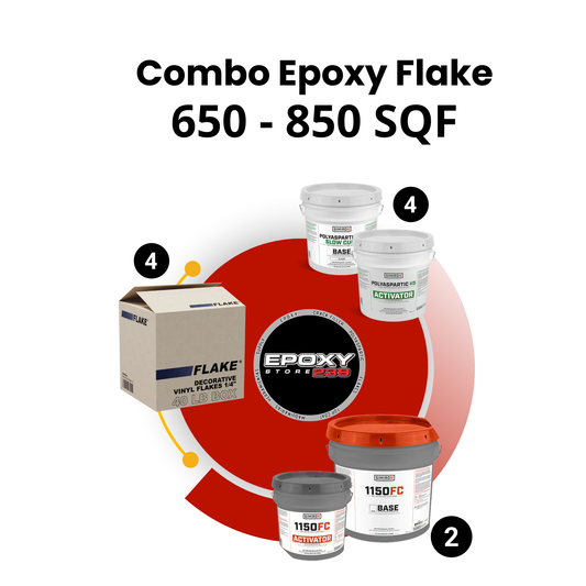 Kit Epoxy Flake 650 - 850 SQF