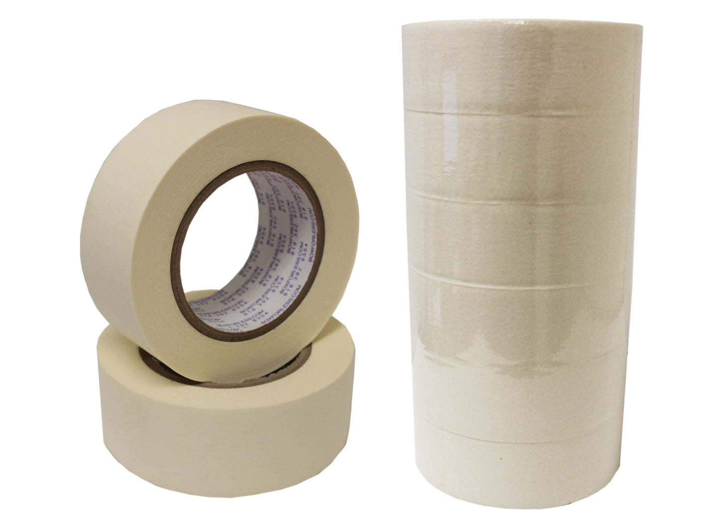 Beige Masking Tape 2" (48mm) x 60 Yds General Purpose High Performance