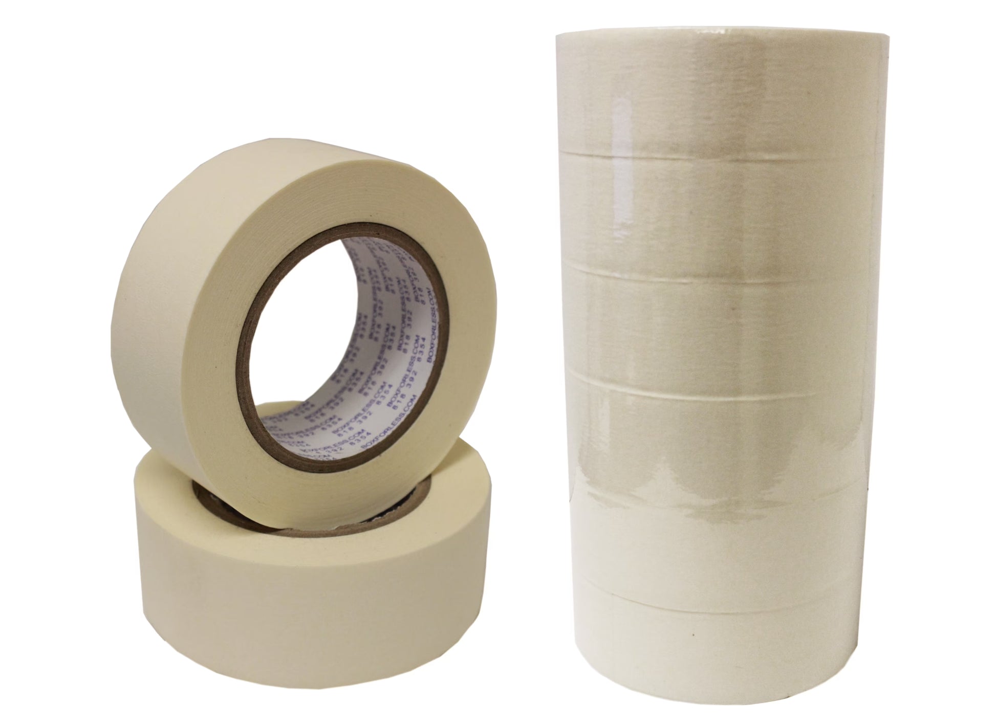 Beige Masking Tape 2" (48mm) x 60 Yds General Purpose High Performance