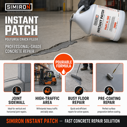 Instant Patch Polyurea Crack Filler - Applications & Uses
