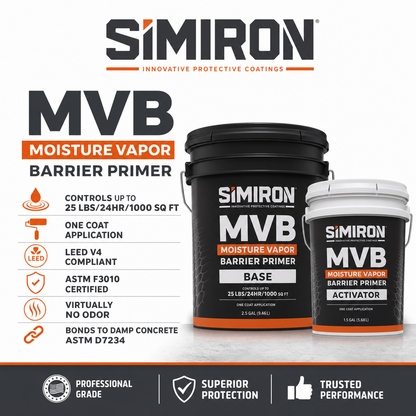 Simiron MVB Moisture Vapor Barrier - Características